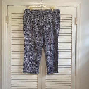 Laundry Size 12 Print Capris